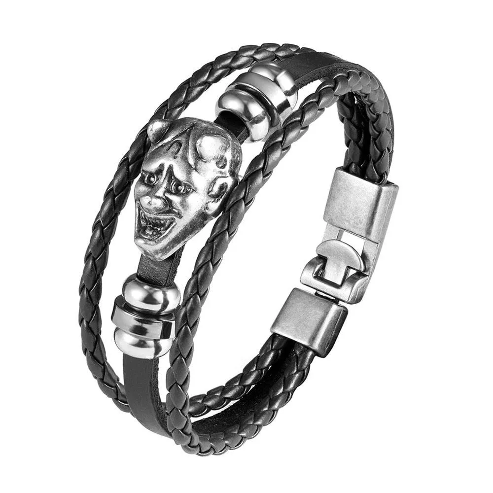 Unleash Your Inner Superhero with Vintage Hero Badge Super Spider Bracelets Leather Wristband
