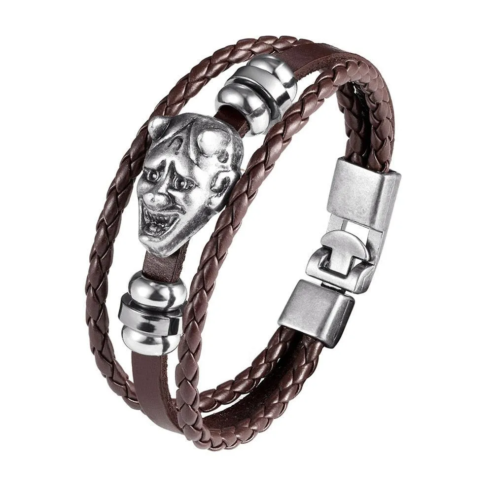 Unleash Your Inner Superhero with Vintage Hero Badge Super Spider Bracelets Leather Wristband