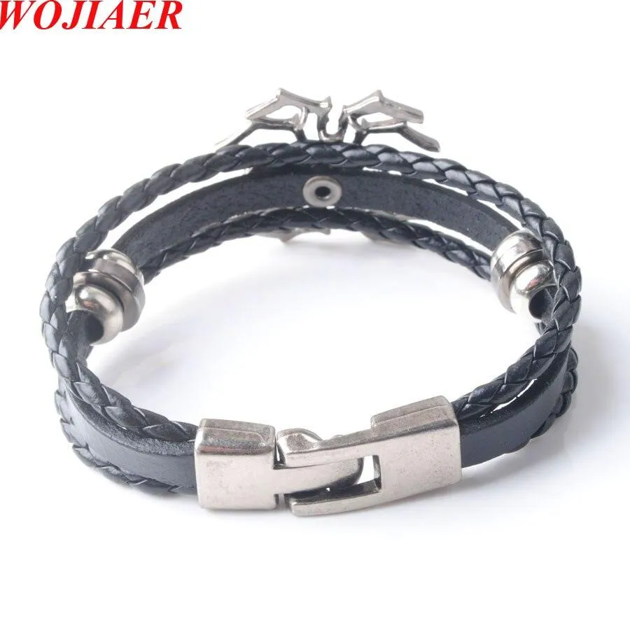 Unleash Your Inner Superhero with Vintage Hero Badge Super Spider Bracelets Leather Wristband