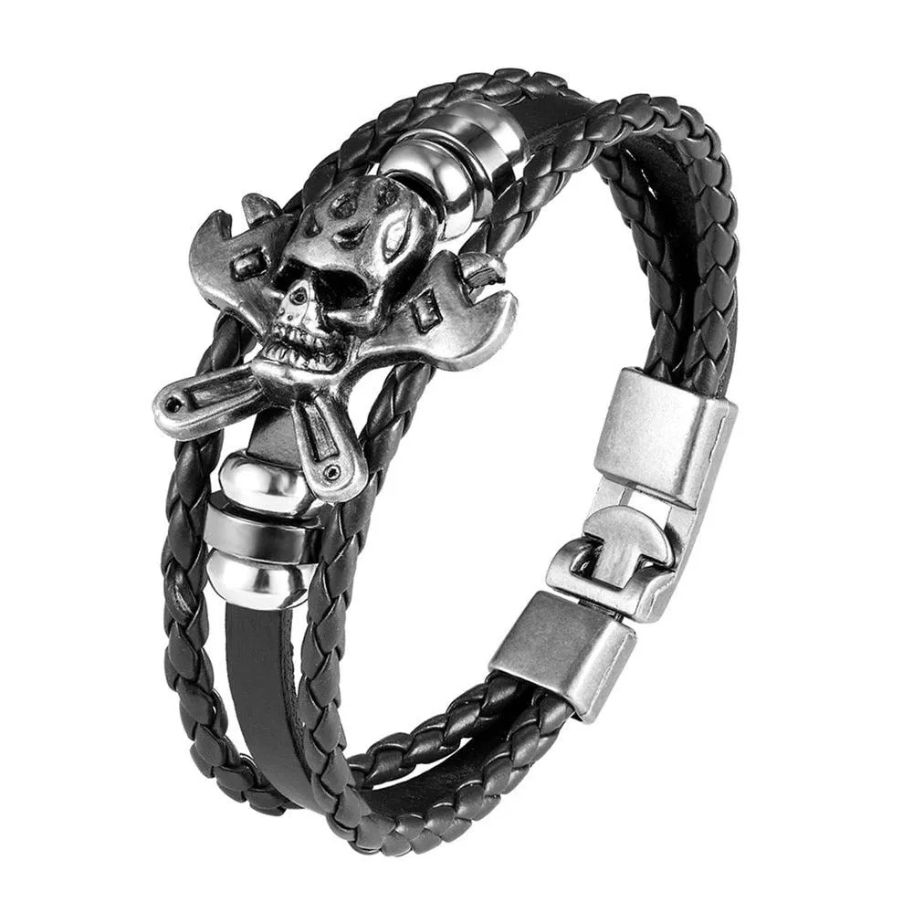 Unleash Your Inner Superhero with Vintage Hero Badge Super Spider Bracelets Leather Wristband