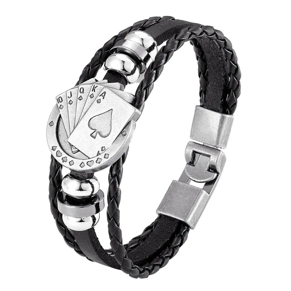 Unleash Your Inner Superhero with Vintage Hero Badge Super Spider Bracelets Leather Wristband