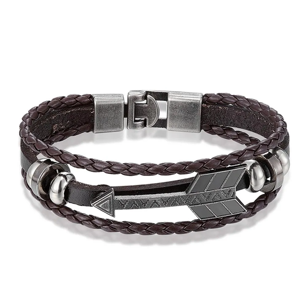 Unleash Your Inner Superhero with Vintage Hero Badge Super Spider Bracelets Leather Wristband