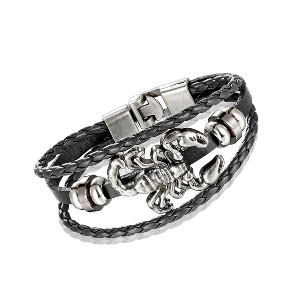 Unleash Your Inner Superhero with Vintage Hero Badge Super Spider Bracelets Leather Wristband