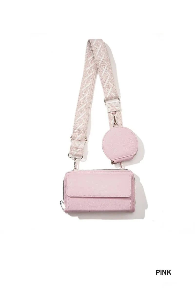 Vegan Leather Crossbody Handbag