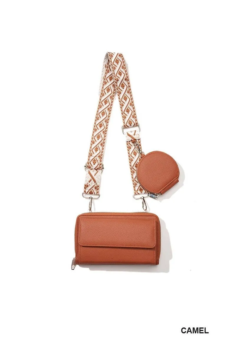 Vegan Leather Crossbody Handbag