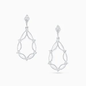 Venice Lab Diamond Earrings in 18K White Gold (0.16ct. tw.)