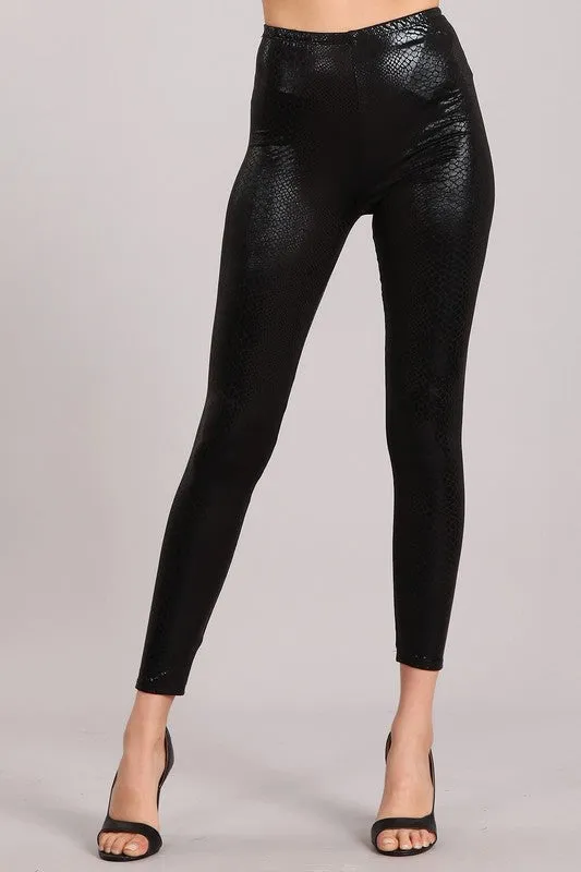 VERONICA SNAKE PRINT LEGGING