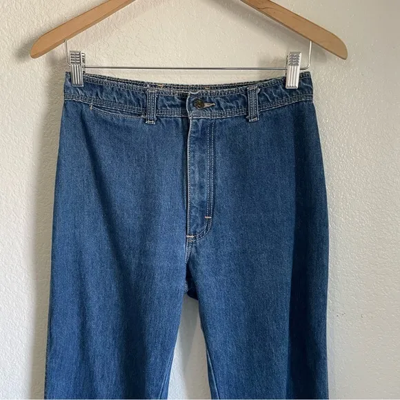 Vintage Oscar De La Renta Denim Blue Jeans 80s / 90s Straight Leg