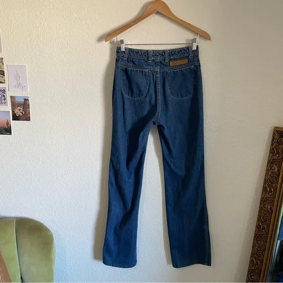 Vintage Oscar De La Renta Denim Blue Jeans 80s / 90s Straight Leg