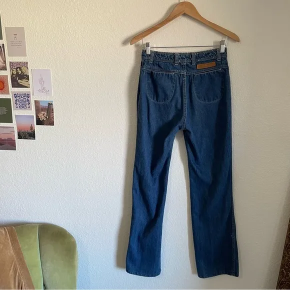 Vintage Oscar De La Renta Denim Blue Jeans 80s / 90s Straight Leg