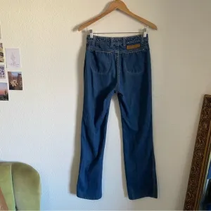 Vintage Oscar De La Renta Denim Blue Jeans 80s / 90s Straight Leg