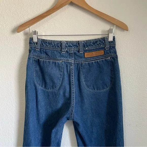 Vintage Oscar De La Renta Denim Blue Jeans 80s / 90s Straight Leg