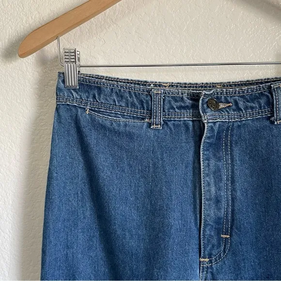 Vintage Oscar De La Renta Denim Blue Jeans 80s / 90s Straight Leg