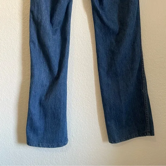 Vintage Oscar De La Renta Denim Blue Jeans 80s / 90s Straight Leg