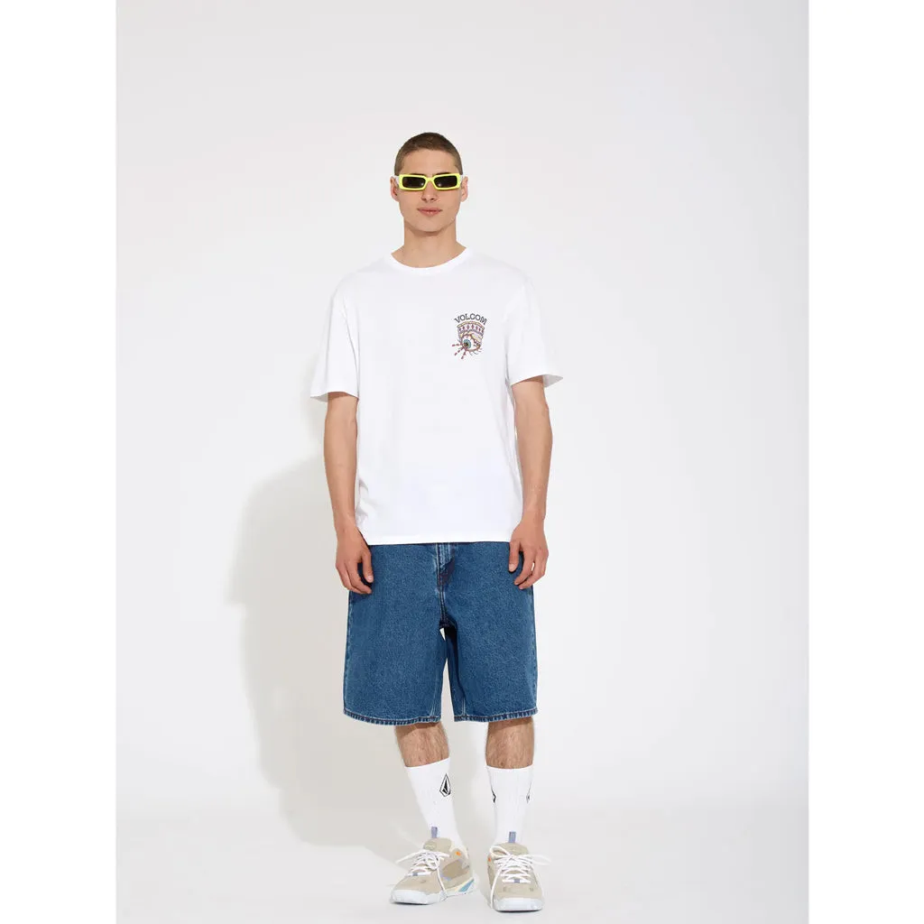 VOLCOM BILLOW DENIM SHORT - OLIVER MID BLUE