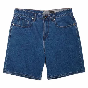 VOLCOM BILLOW DENIM SHORT - OLIVER MID BLUE