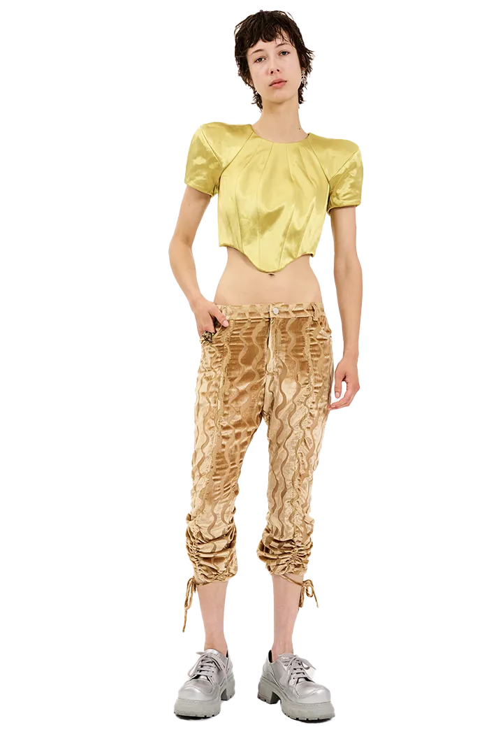 WAVY GOLD MALDIVES PANTS