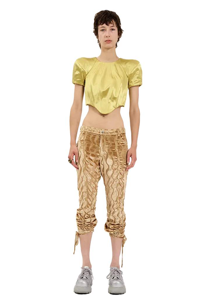 WAVY GOLD MALDIVES PANTS