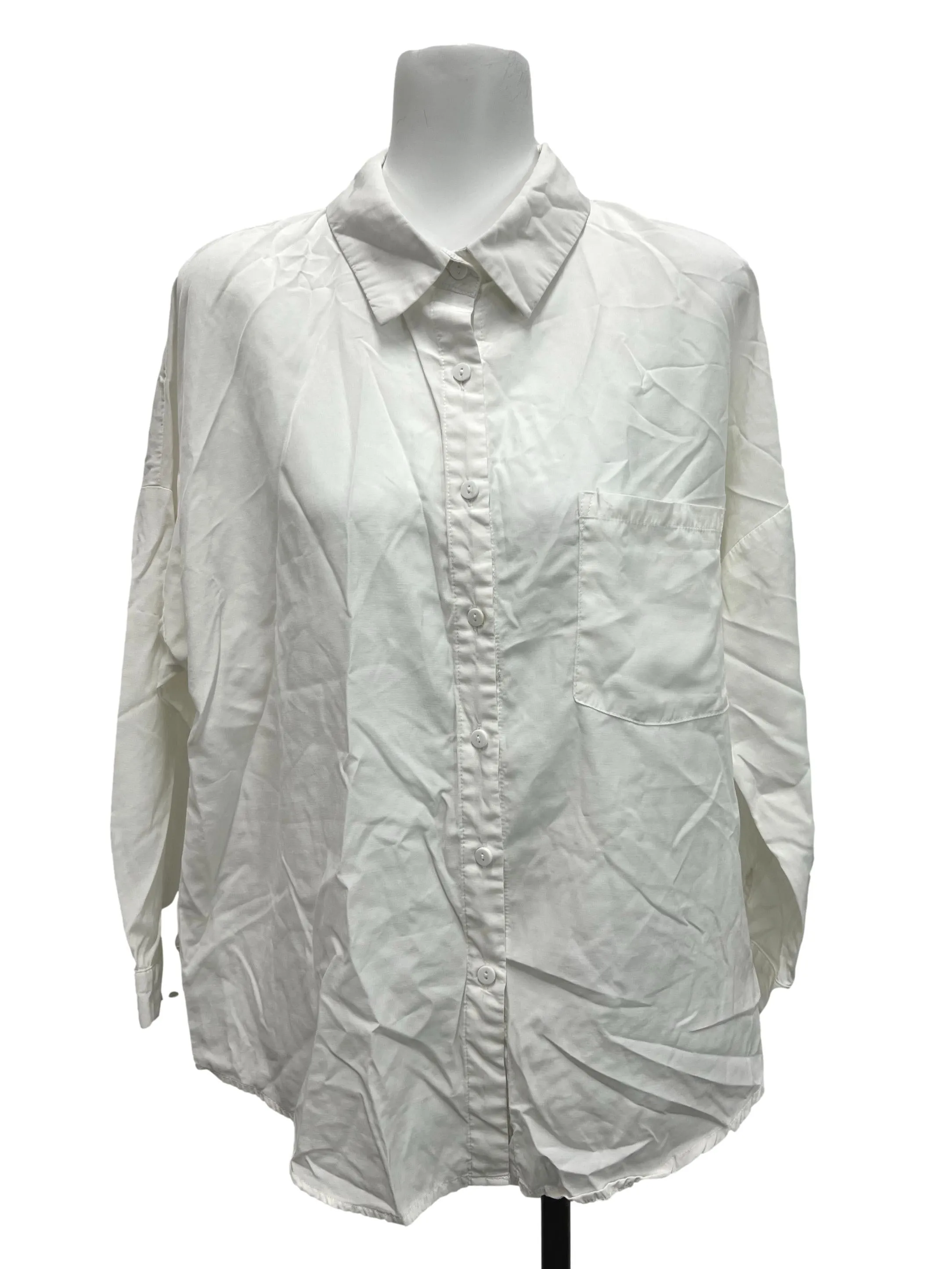 White Button Blouse TTR