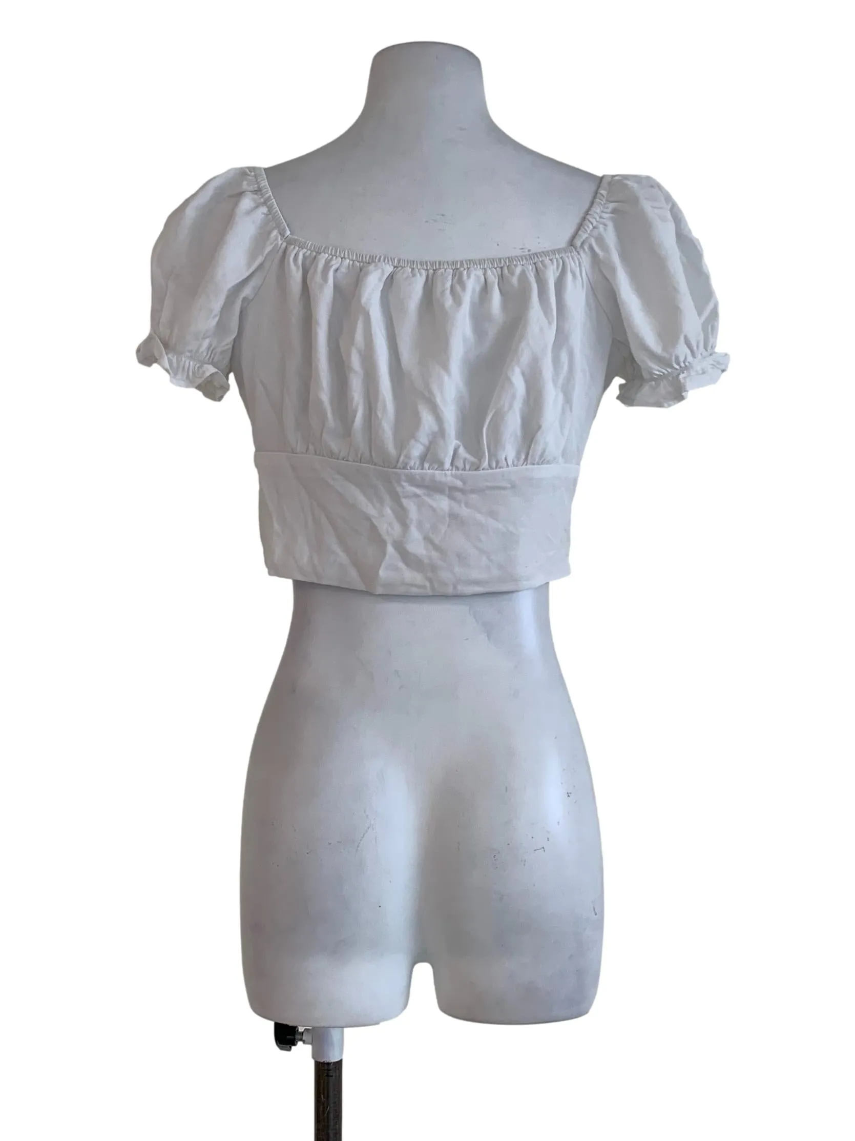 White Plain Blouse