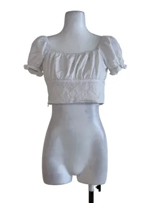 White Plain Blouse