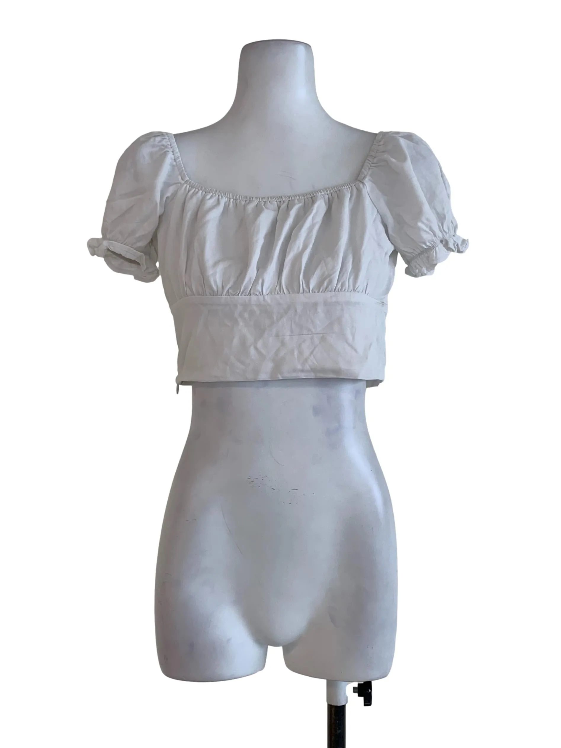 White Plain Blouse
