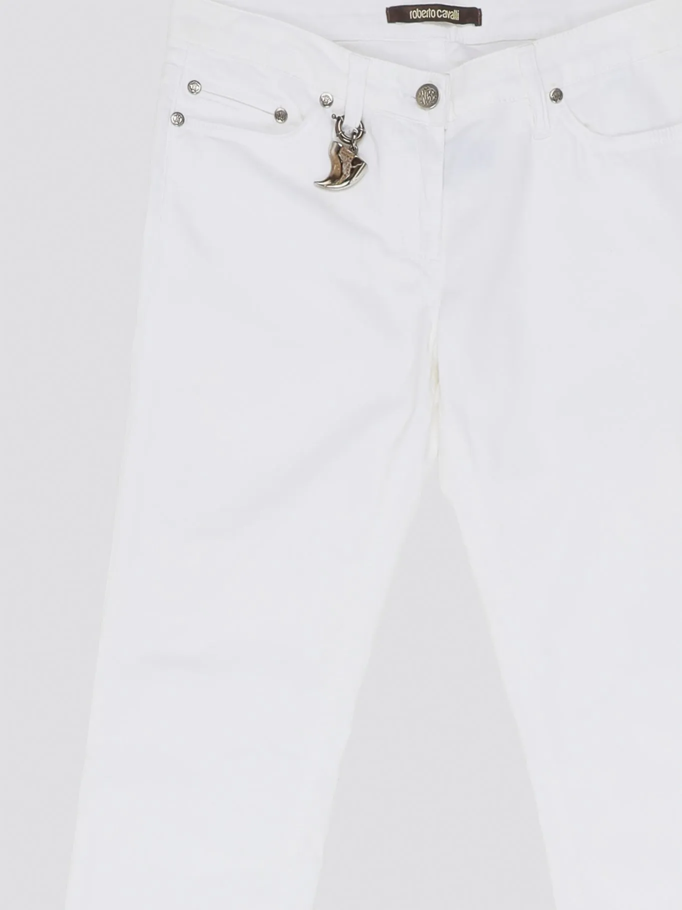White Straight Leg Jeans