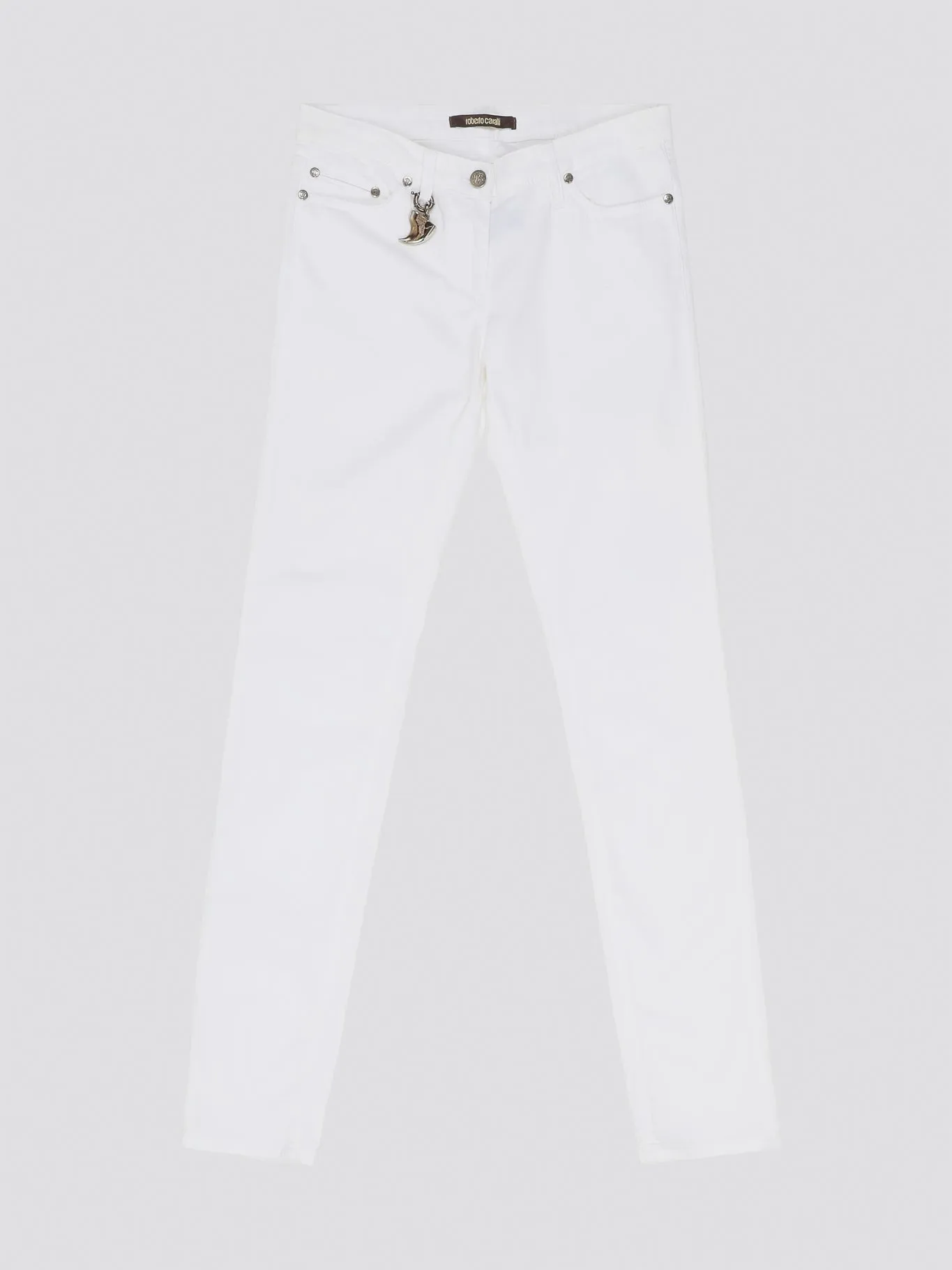 White Straight Leg Jeans