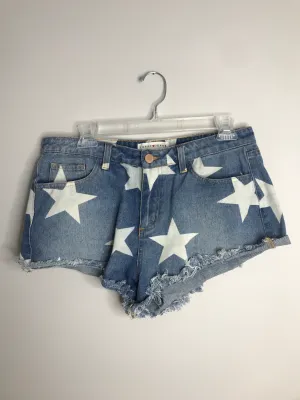 Womens Size Med Misses Denim Toast Shorts