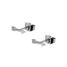 Women's Stainless Steel Arrow Stud Earrings