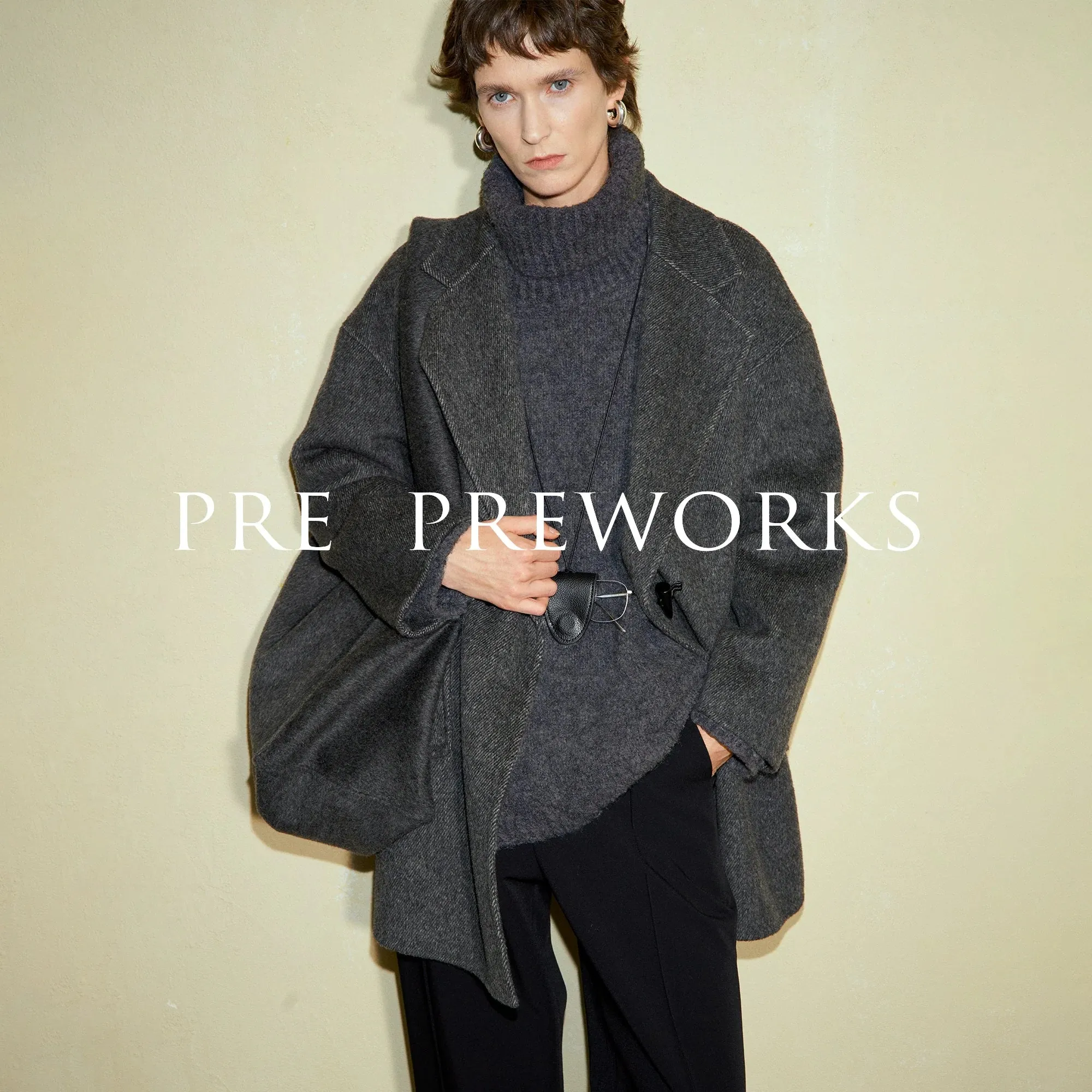 Wool Loop Turtleneck Sweater