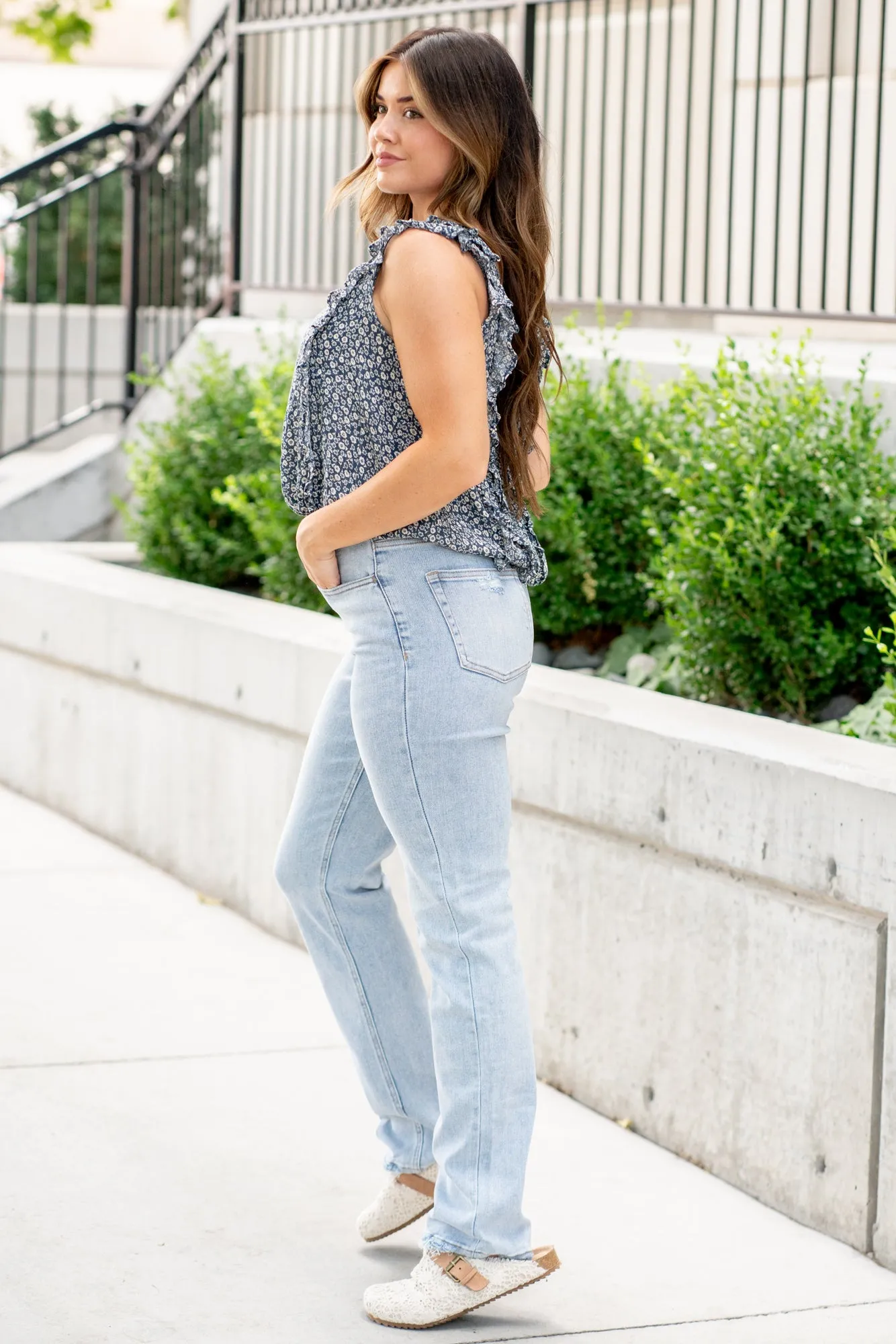 Wowing 90s Vintage Stretch Straight