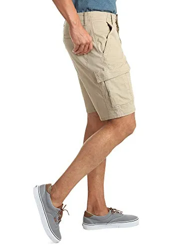 Wrangler Authentics Men's Classic Cargo Stretch Short, Grain Twill, 36