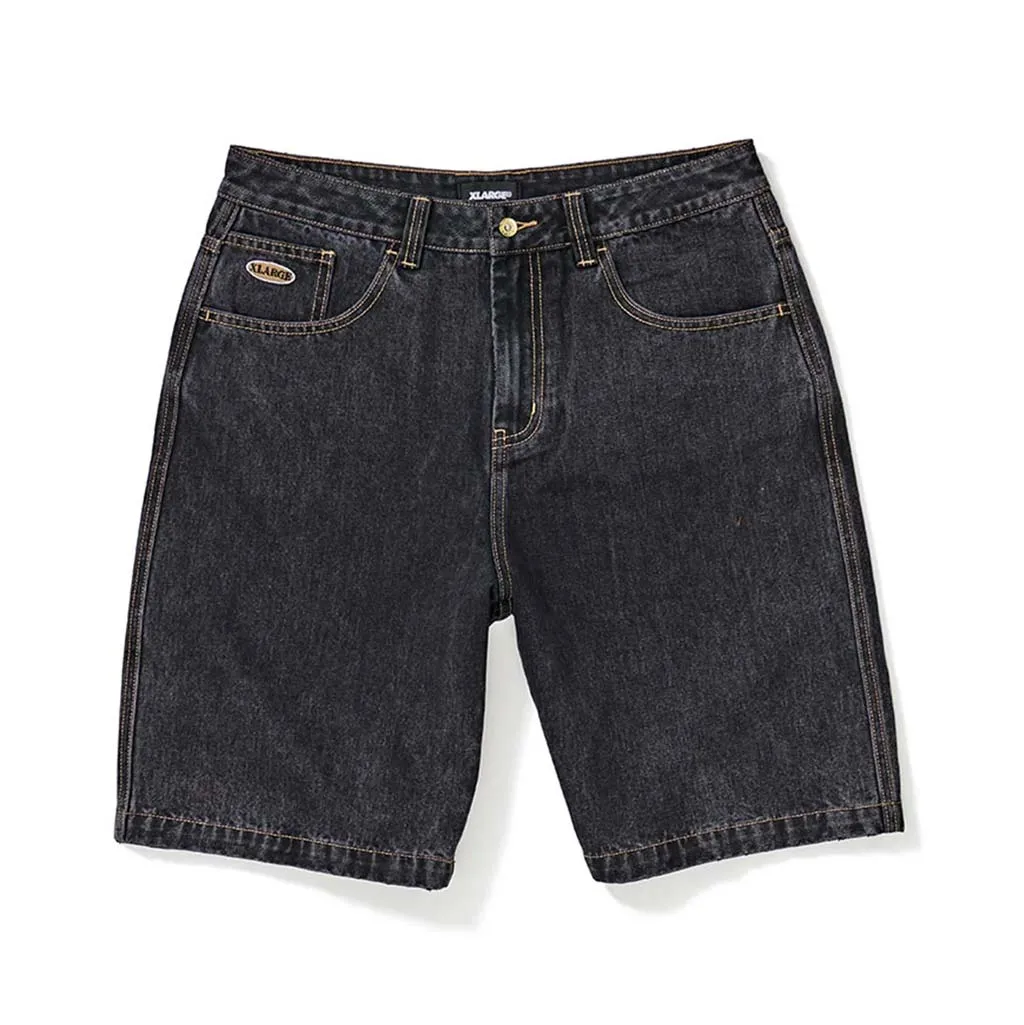 XLARGE BULL DENIM 91 SHORT - WASHED BLACK