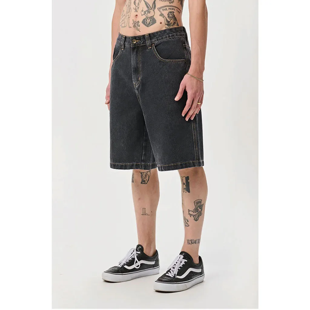 XLARGE BULL DENIM 91 SHORT - WASHED BLACK