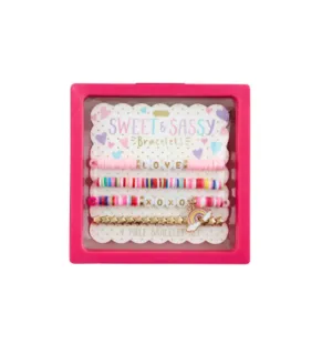 XOXO Beaded Bracelet Set