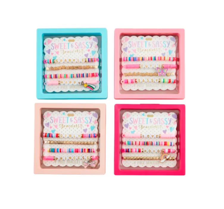 XOXO Beaded Bracelet Set