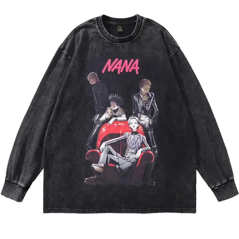 Y2K Nana Washed Sweater