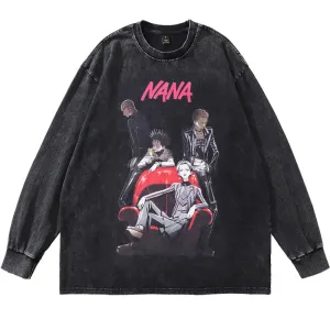 Y2K Nana Washed Sweater