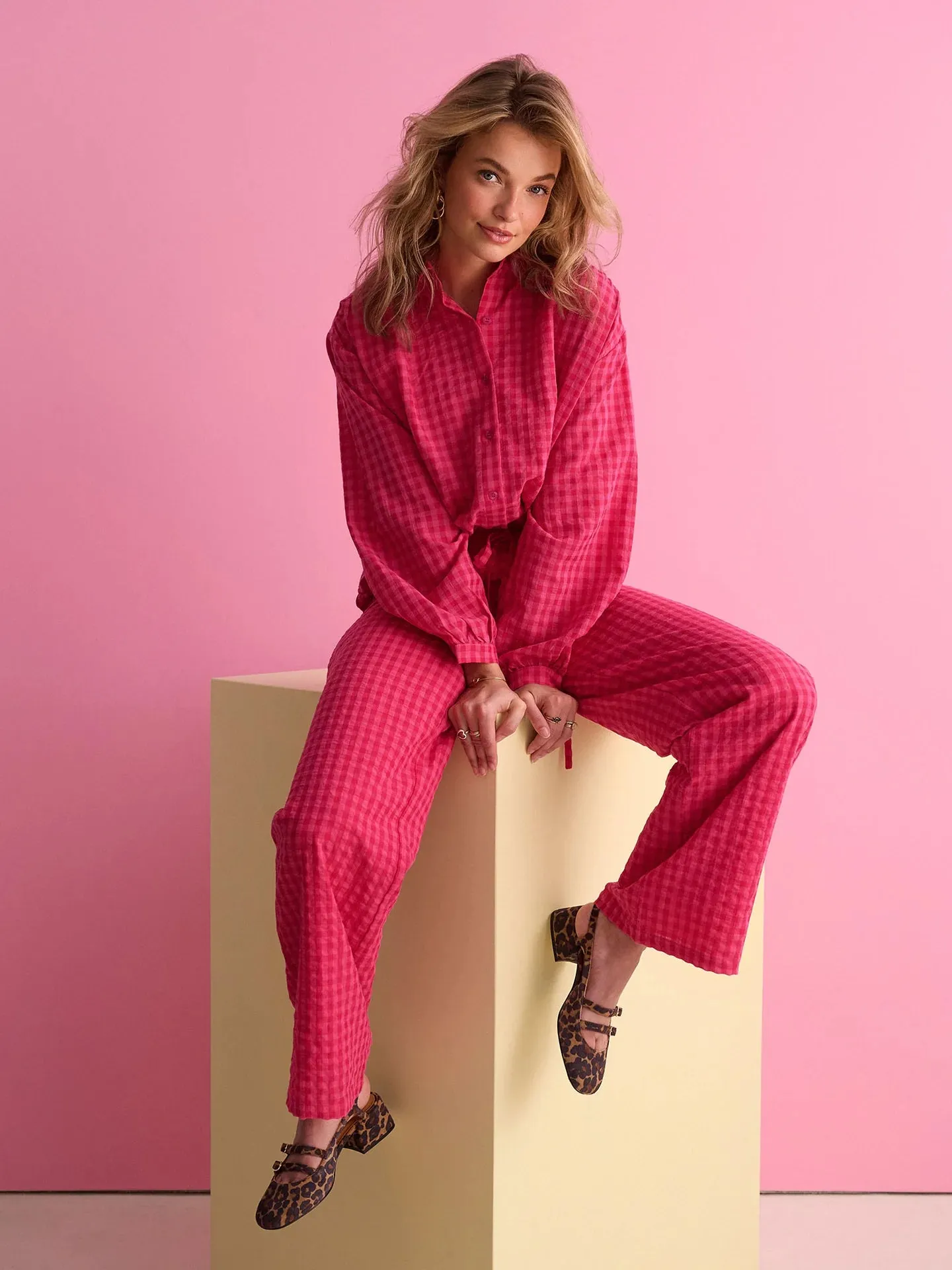 Ydence Pants Nola berry pink