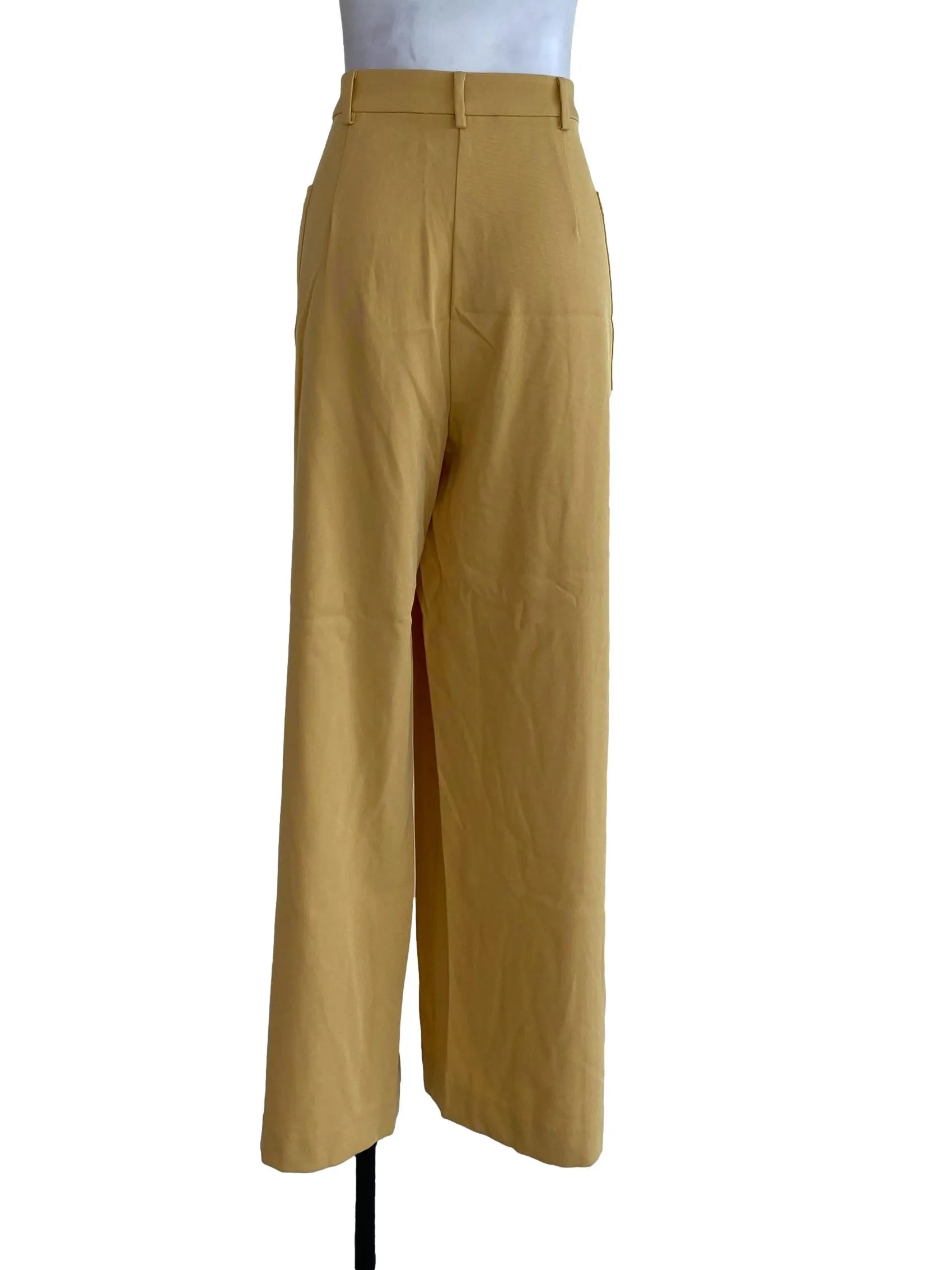 Yellow Plain Pants