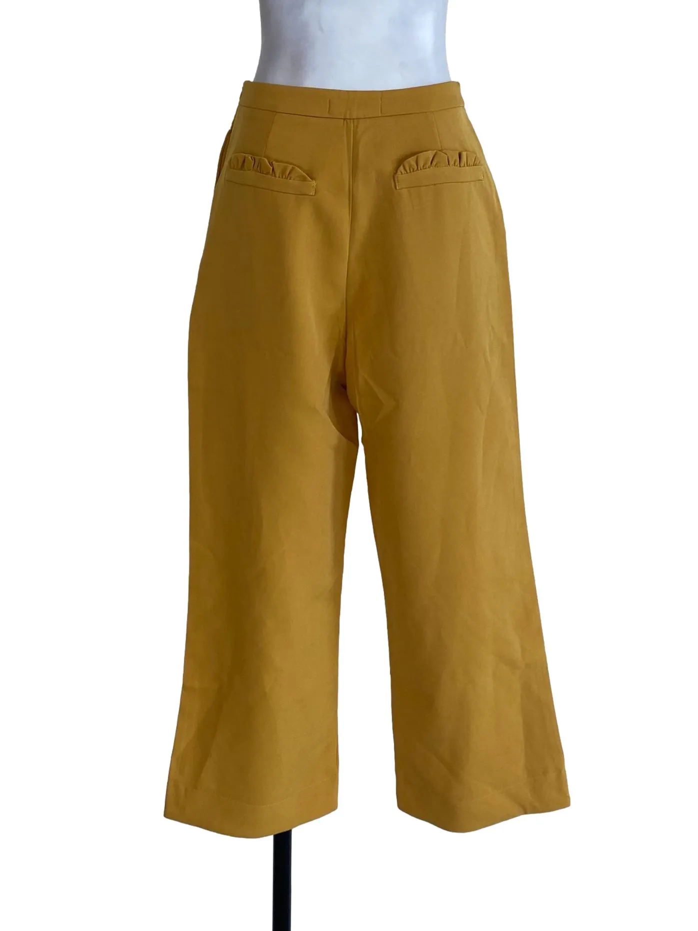 Yellow Plain Pants