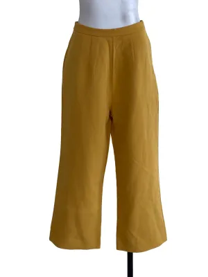 Yellow Plain Pants