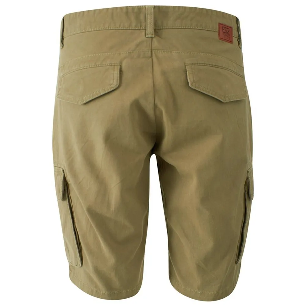 Yes Zee Green Cotton Short