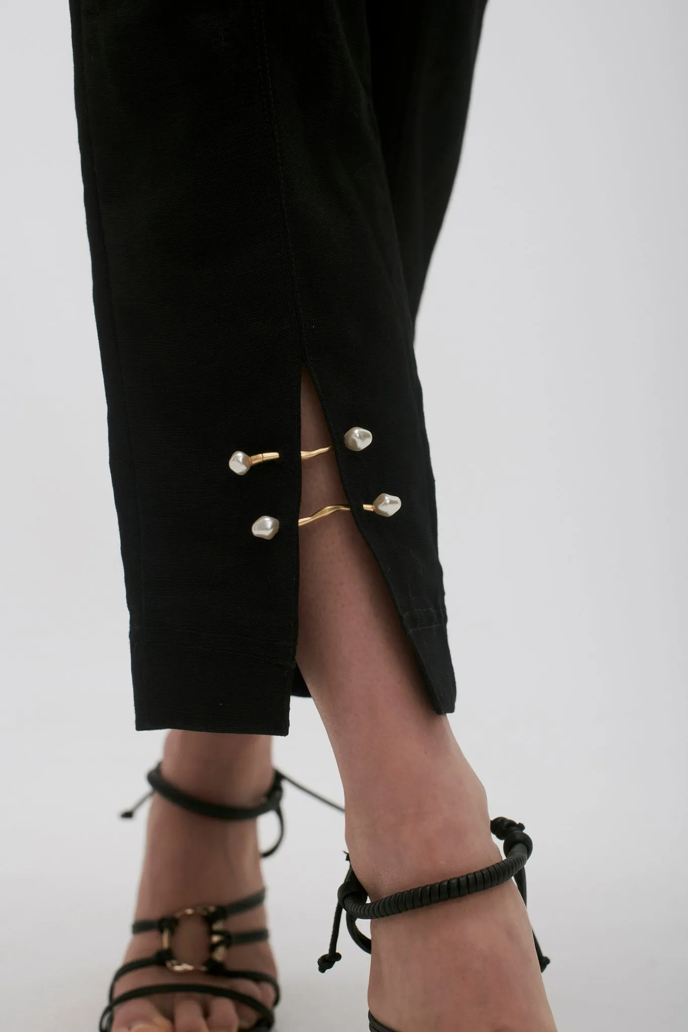 Zita Split Front Tapered Pant