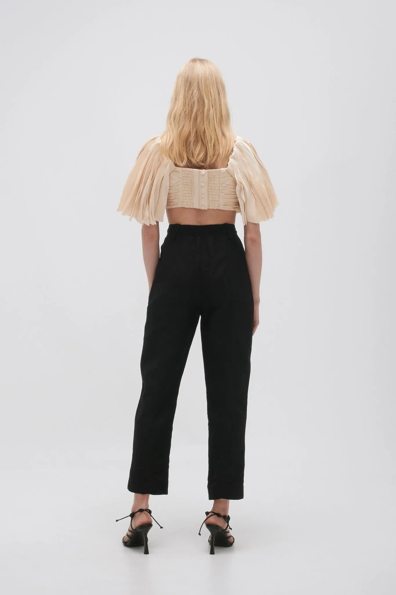 Zita Split Front Tapered Pant
